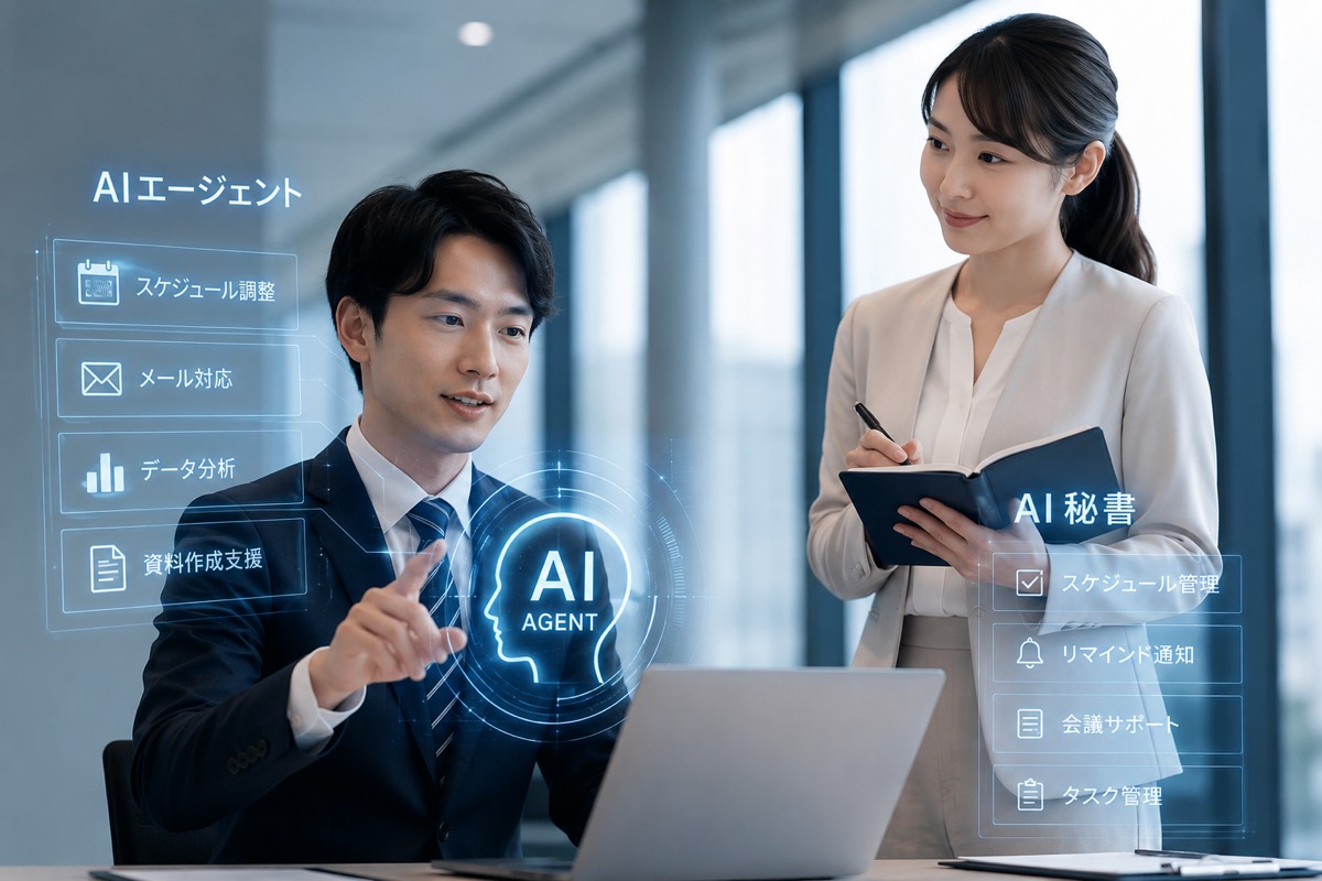 AIエージェント・AI秘書のイメージ